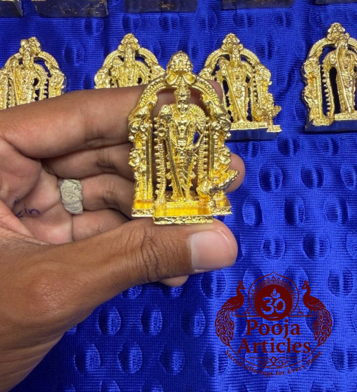 Premium Brass Malaysia Murugan Statue 2 Inch