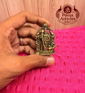 Premium Brass Malaysia Murugan Statue 2 Inch