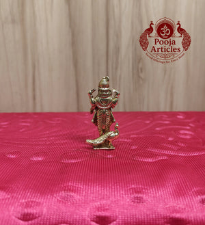 Premium Brass Murugan Idol 2 Inch