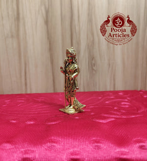 Premium Brass Murugan Idol 3 Inch 