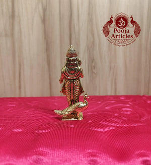 Premium Brass Murugan Idol 3 Inch