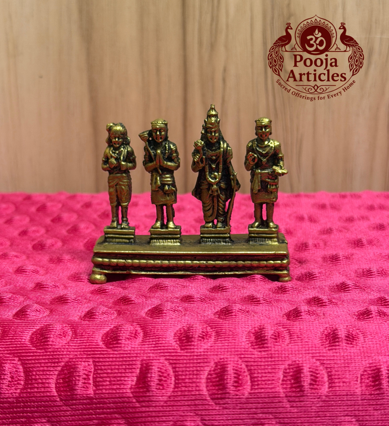 Premium Brass Nalvar Statue 2 Inch