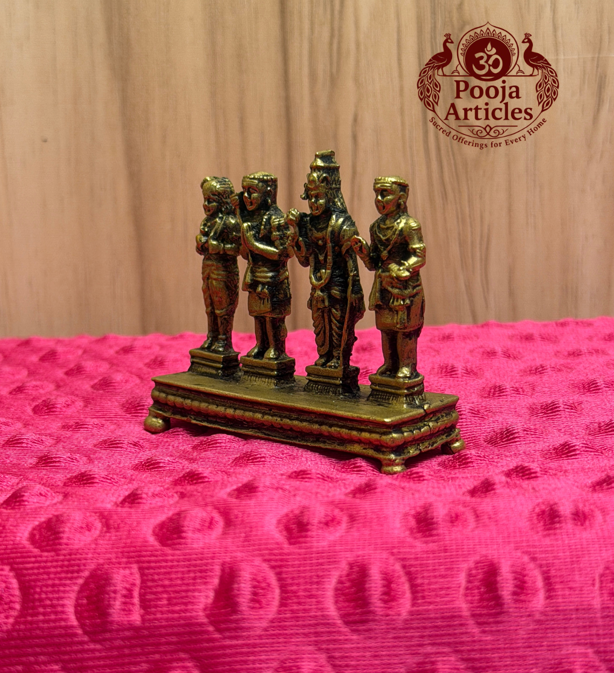 Premium Brass Nalvar Statue 2 Inch