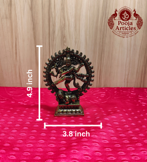 Premium Brass Nataraja Statue 4.9 Inch