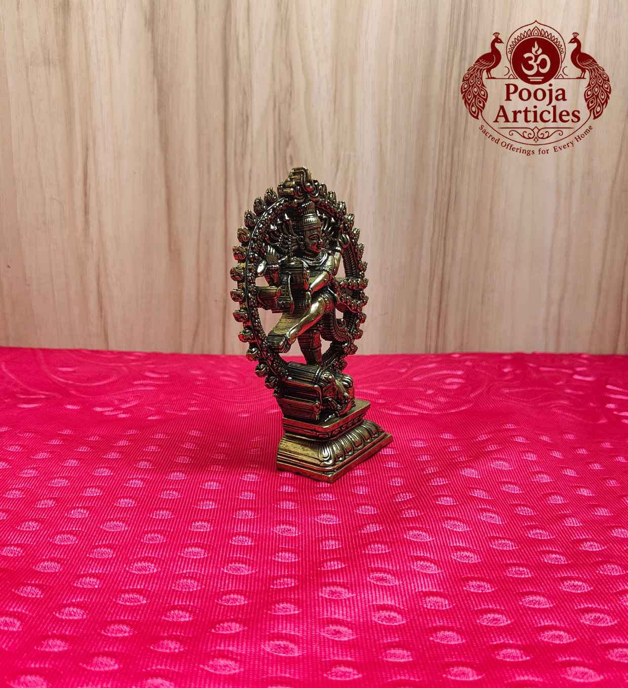 Premium Brass Nataraja Statue 4.9 Inch