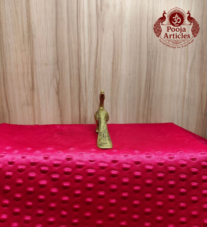 Premium Brass Peacock Statue 5.5 Inch