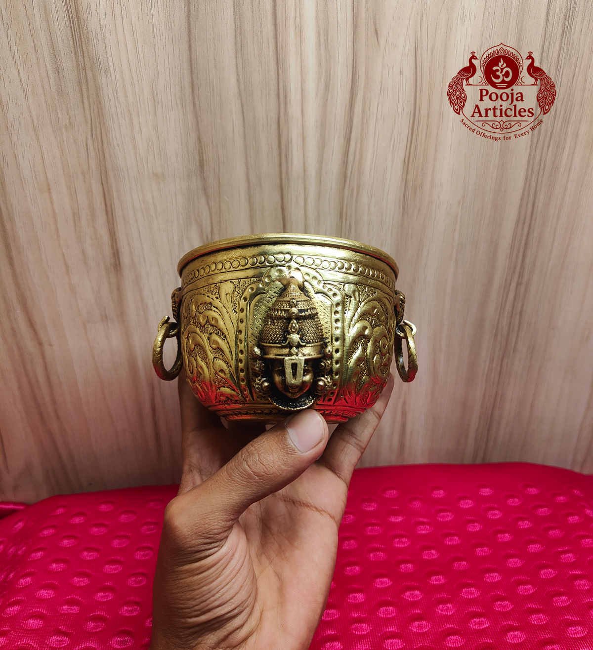Premium Brass Prasadha Bowl 2.8 Inch