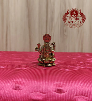 Premium Brass Saraswathi Idol 1.5 Inch 