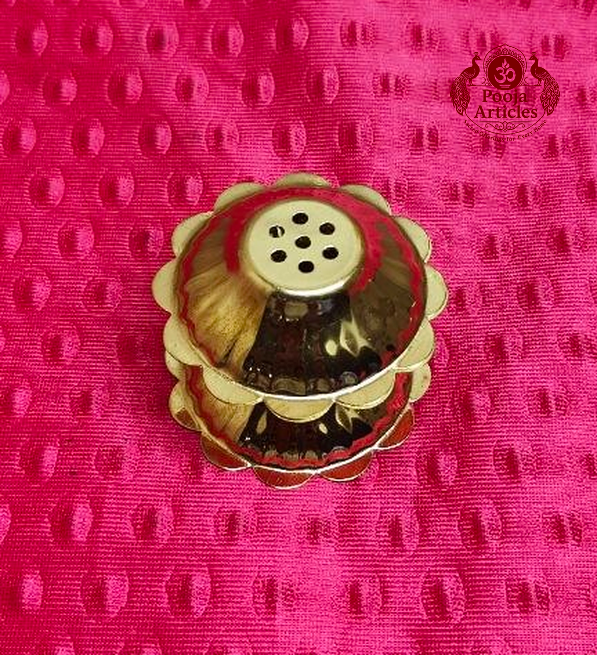 Brass Agarbatti Stand 2 Inch - front view