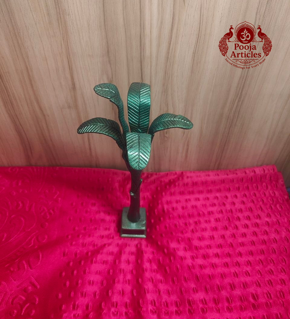 Brass Dark Finish Banana Tree 11.5 Inch 