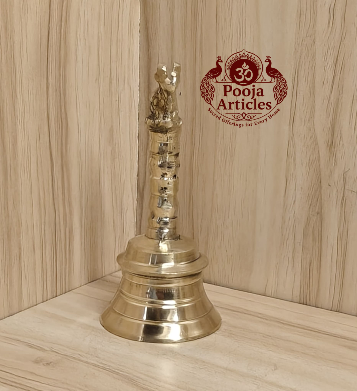 Brass Pooja Bell 4.5 Inch – 230g