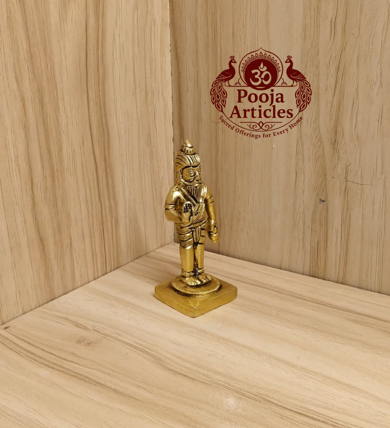 Brass Agathiyar Statue 3.2 Inch
