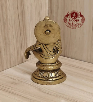 Brass Ayyappan Statue 3 Inch