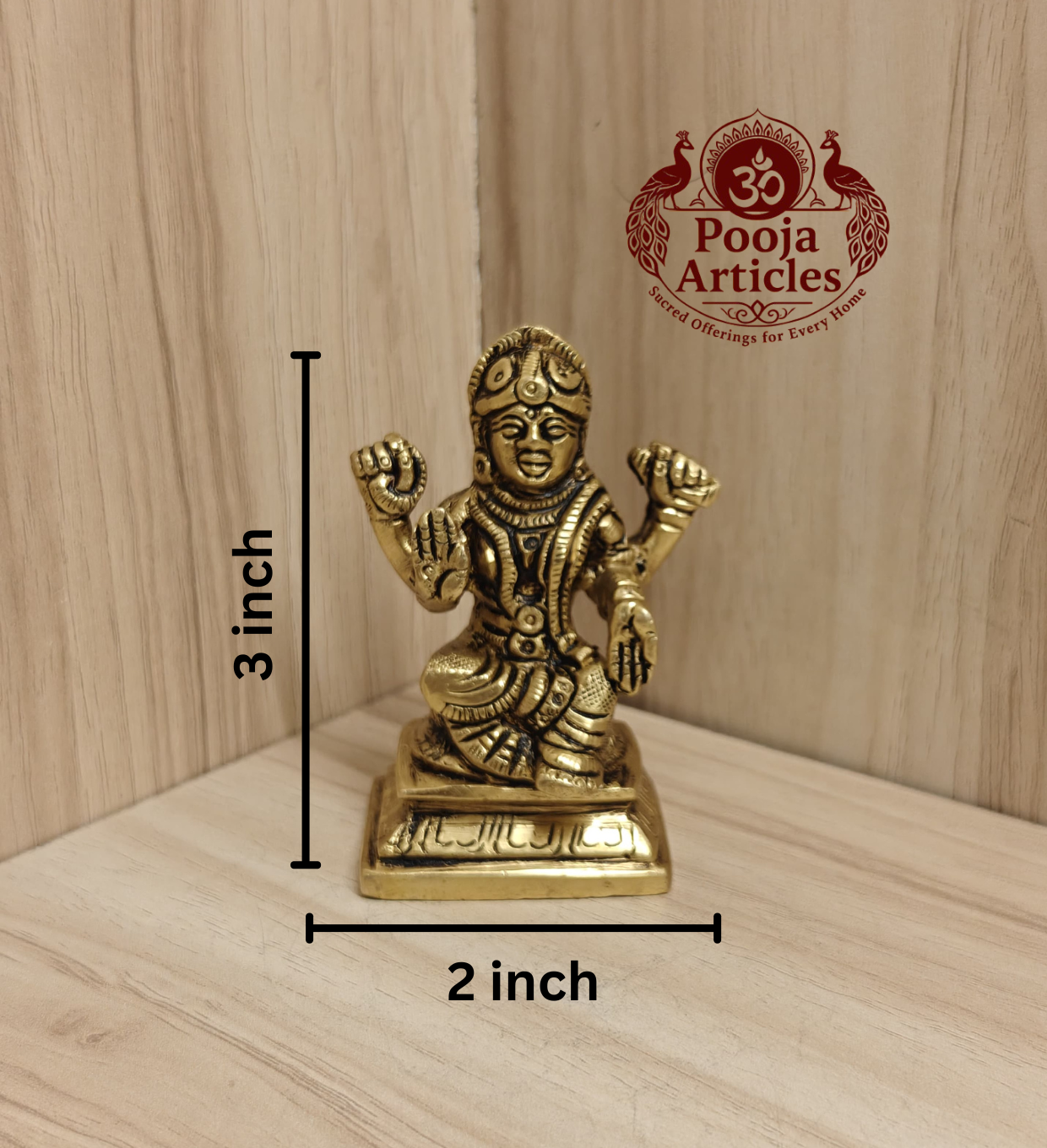 Brass Balambigai Statue 3 Inch