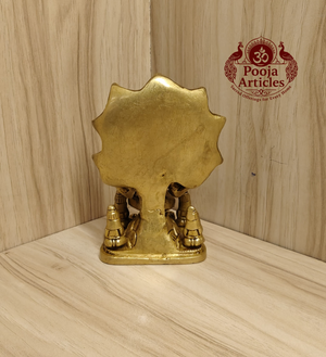 Brass Dakshinamurthy Statue 4.5 Inch