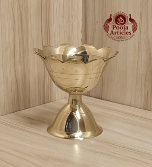 Brass Devdas Diya 3.2 Inch
