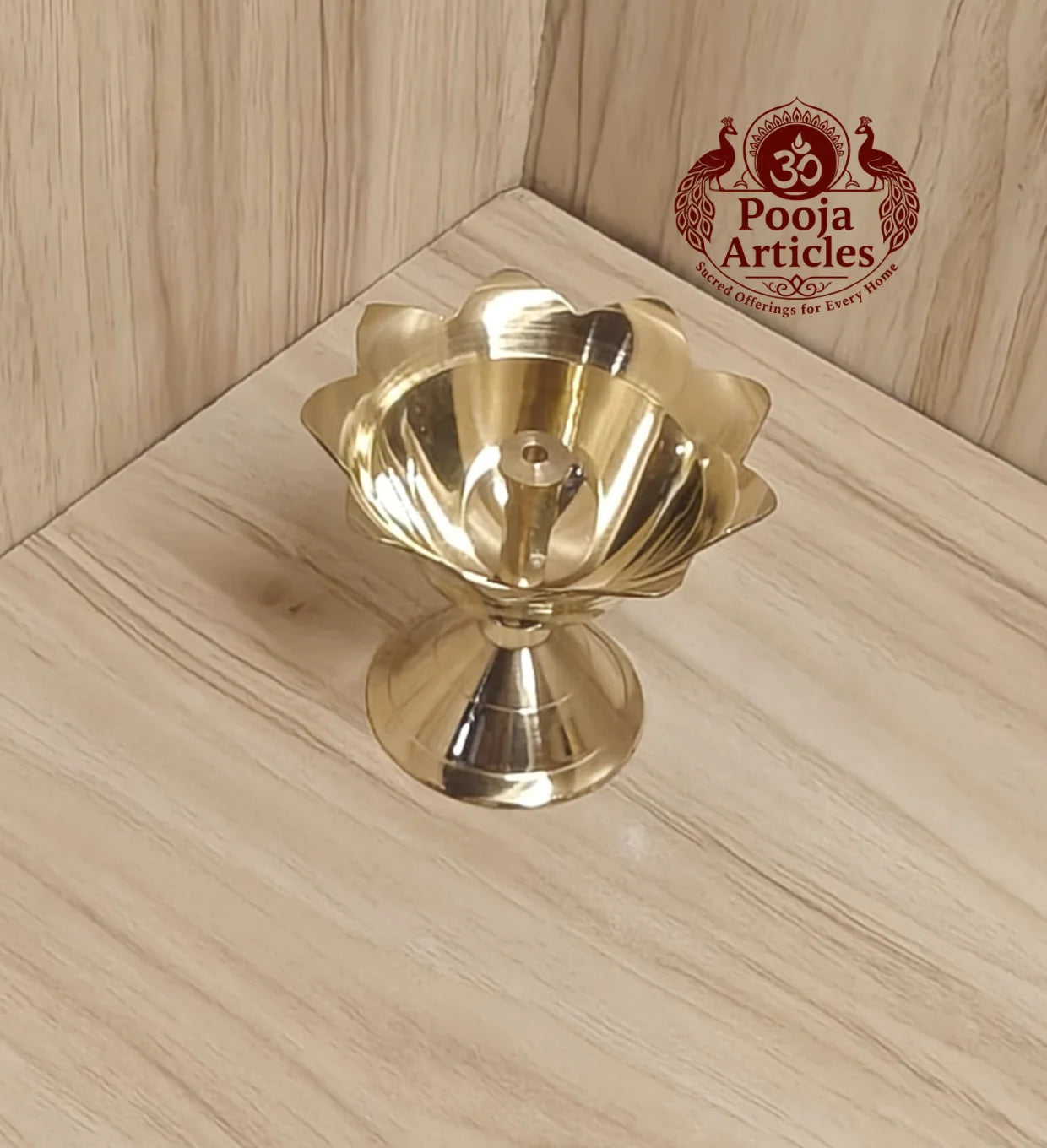 Brass Devdas Diya 3.2 Inch