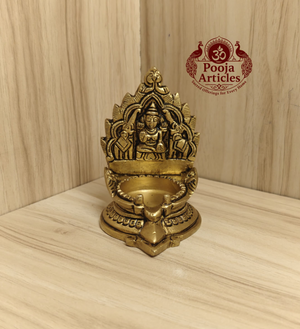 Brass Gajalakshmi Vilakku 3 Inch