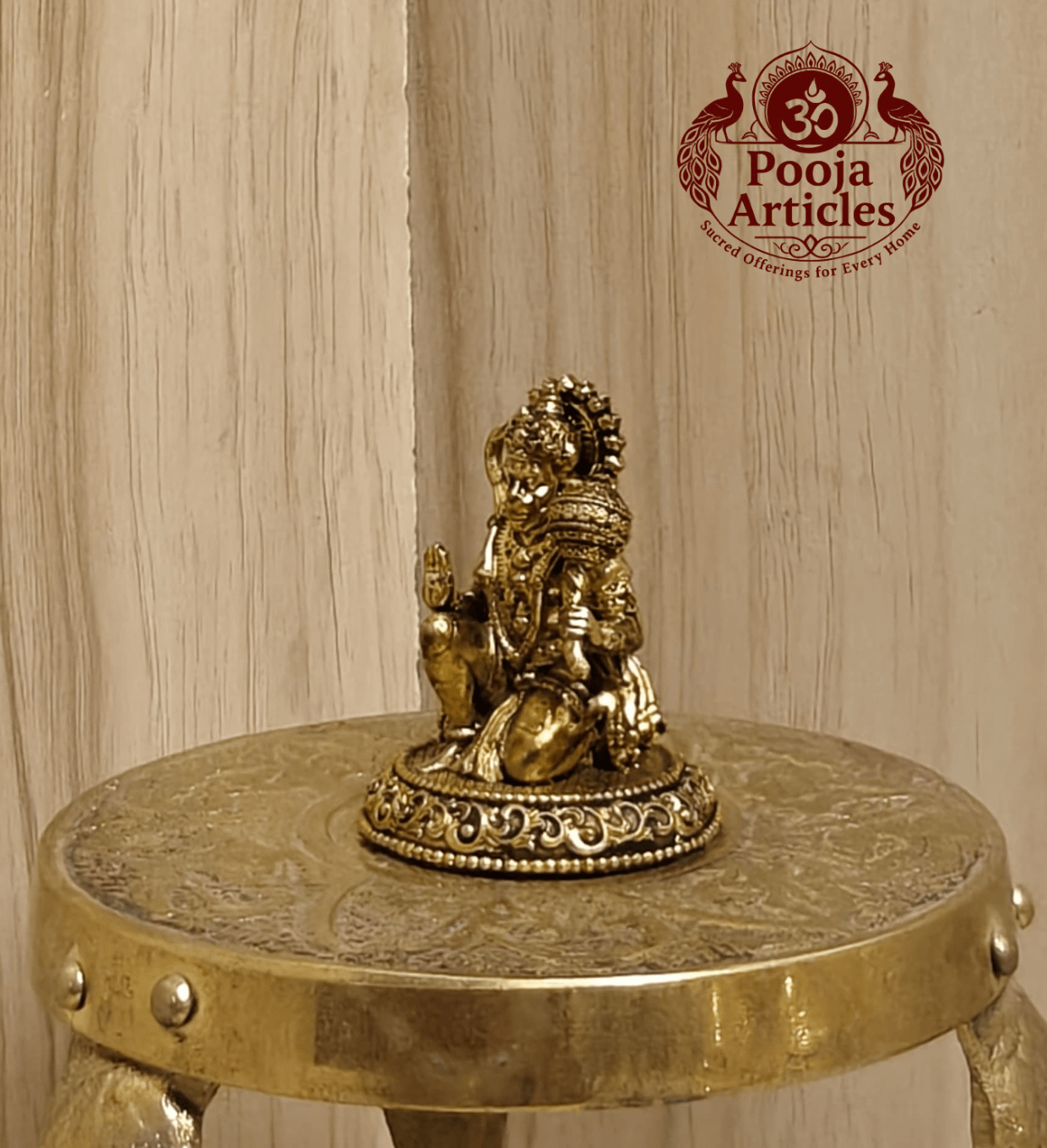 Premium Brass Hanuman Idol 1.5 Inch