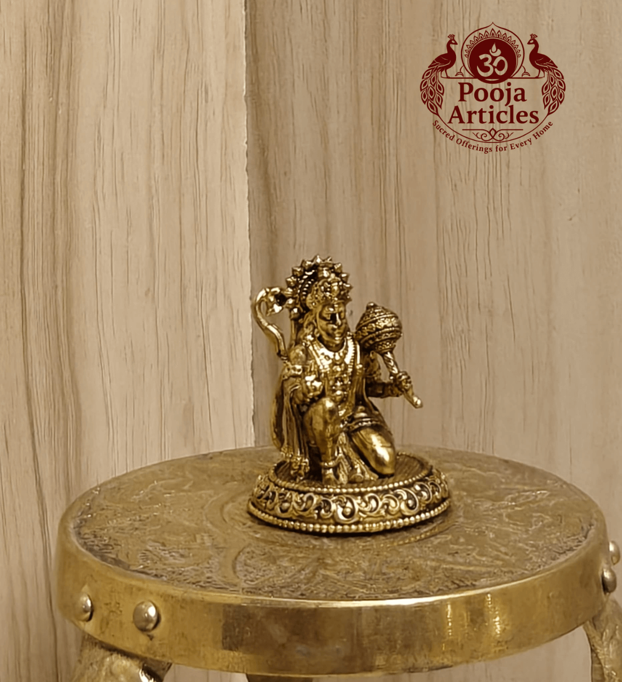 Premium Brass Hanuman Idol 1.5 Inch