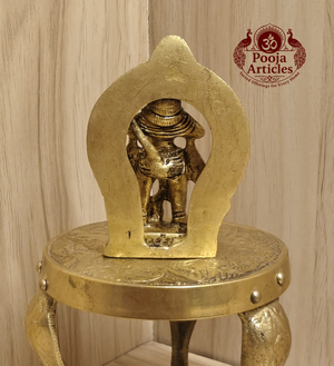 Brass Hanuman Opening Heart Figurine 2.6 Inch