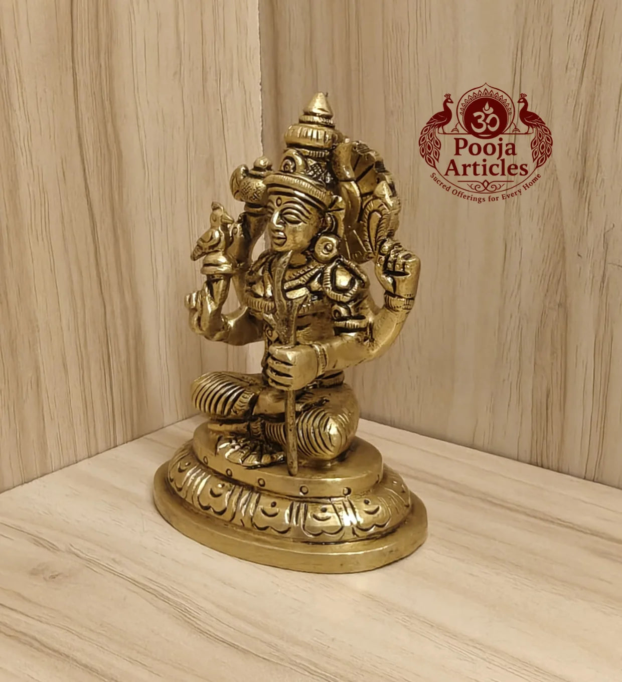 Brass Kamakshi Amman Statue 4 Inch