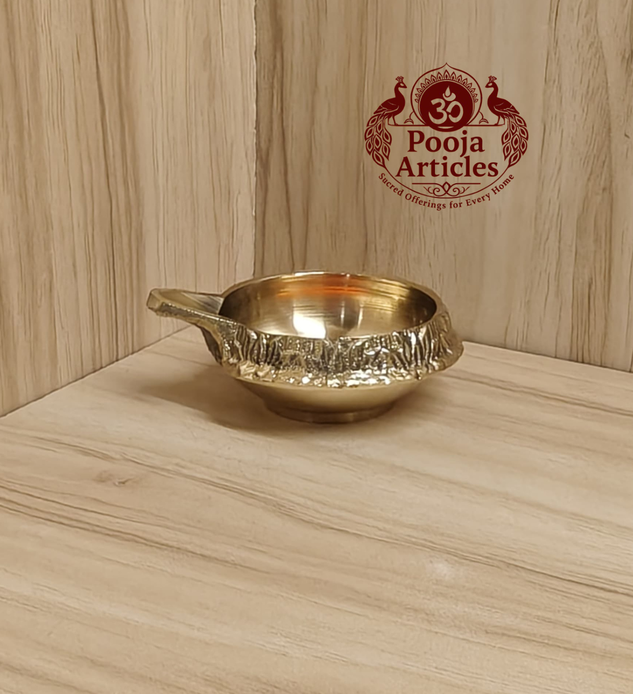 Brass Kuber Diya 3 Inch