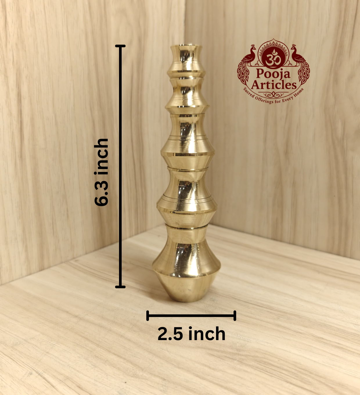 Brass Kubera Kudam Set of 5 Size 2