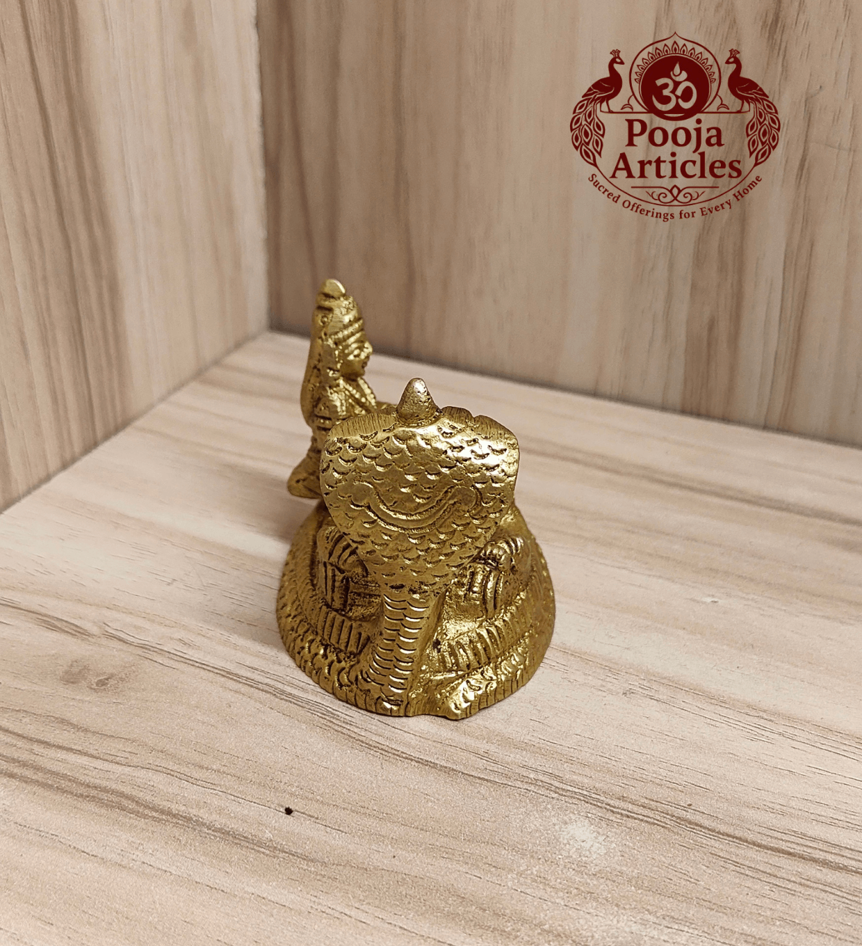 Brass Lakshmi Narayan Statue 2 Inch Pooja Articles