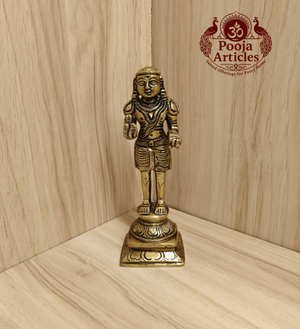 Brass Nalvar Set 5.7 Inch Pooja Articles