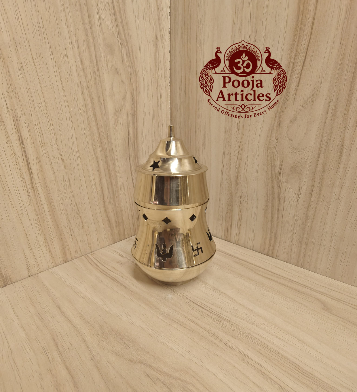 Brass Pacha Kapoora Vilakku 5.5 Inch