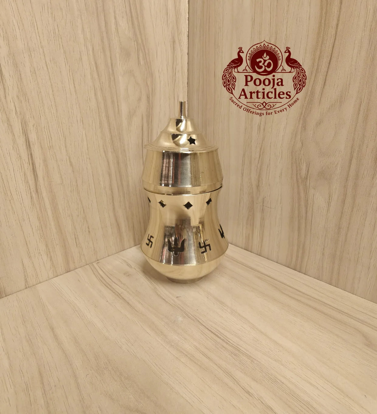 Brass Pachakarpoora Vilakku 6.5 Inch