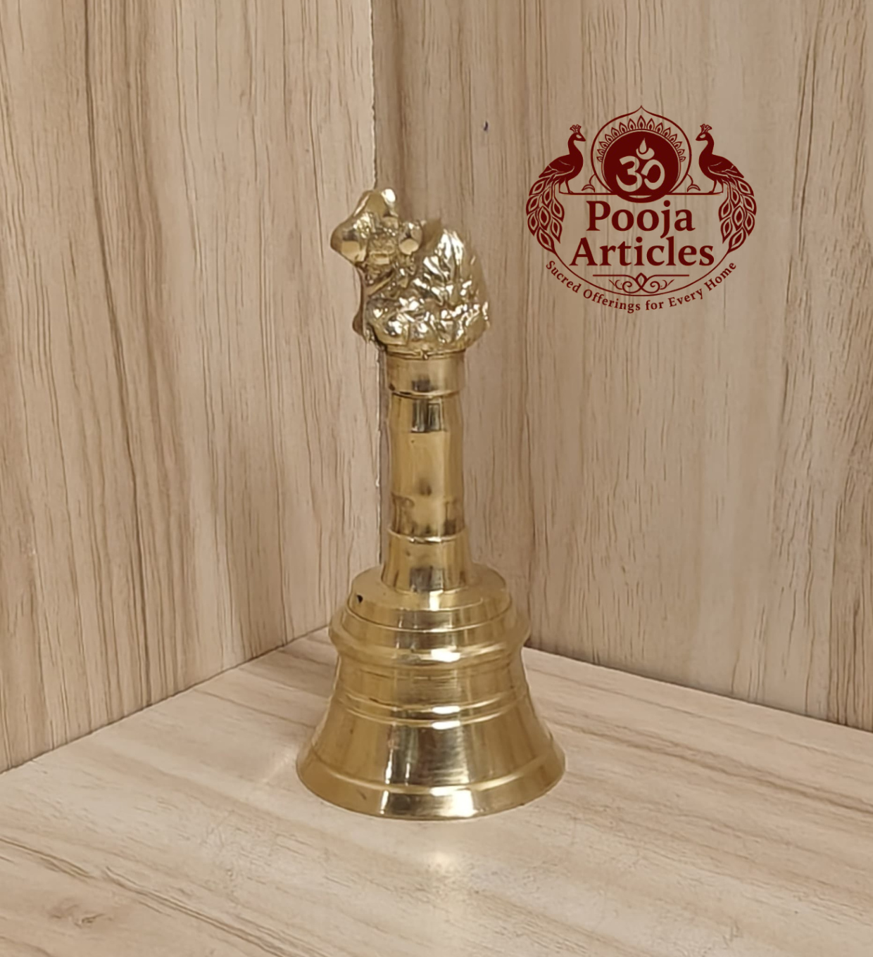 Brass Pooja Bell 3.5 Inch – 120g