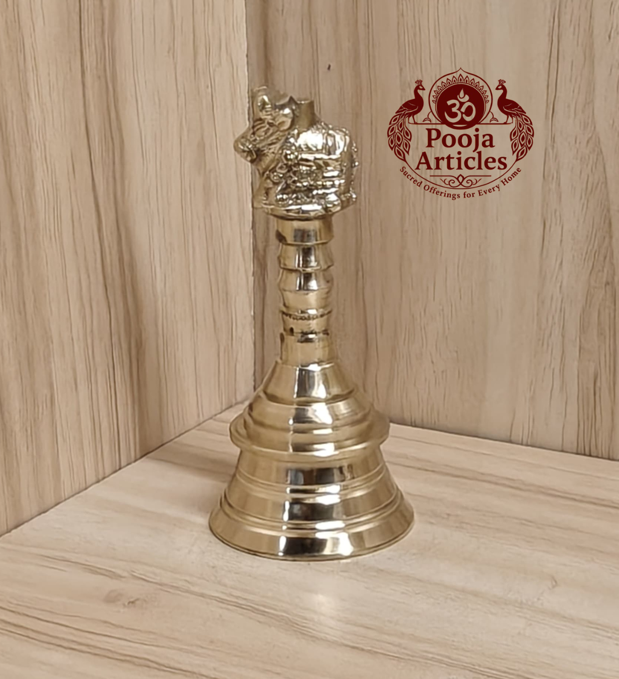 Brass Pooja Bell 4 Inch – 160g