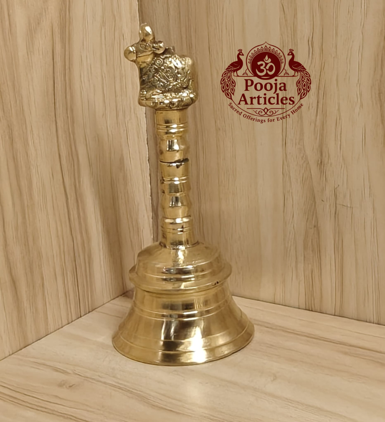 Brass Pooja Bell 6 Inch – 420g