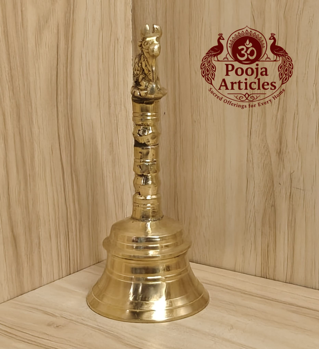 Brass Pooja Bell 6 Inch – 420g