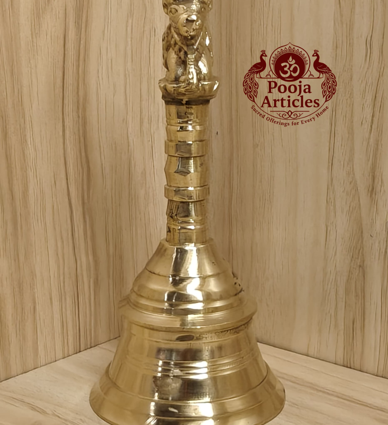 Brass Pooja Bell 6.5 Inch – 620g