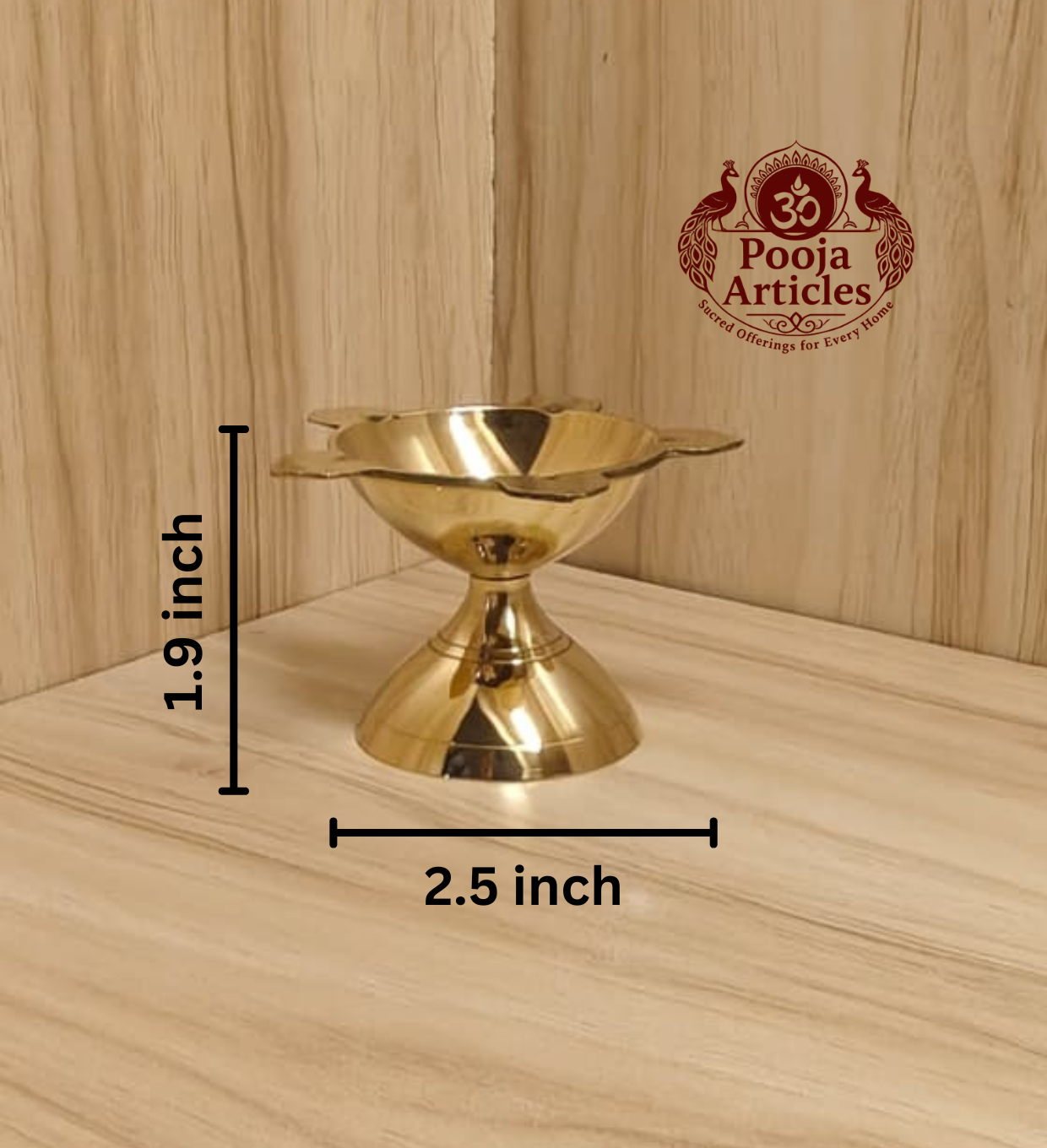 Brass Poona Deep 2.5 Inch