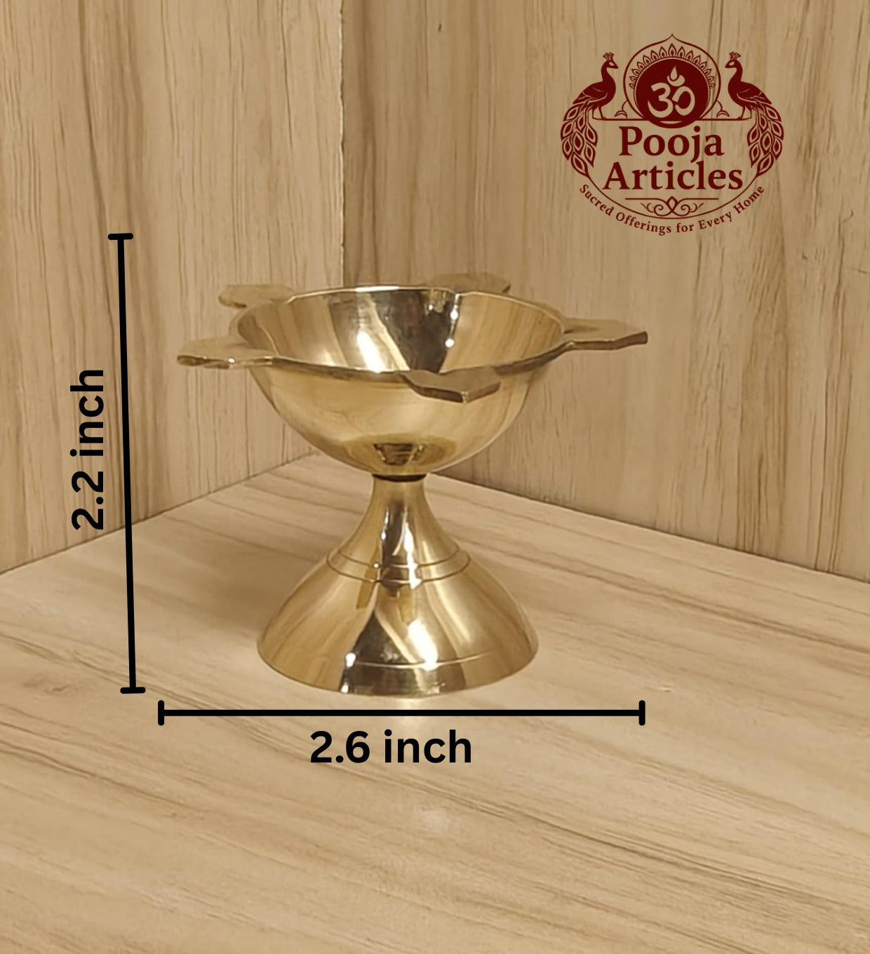 Brass Poona Deep 2.6 Inch
