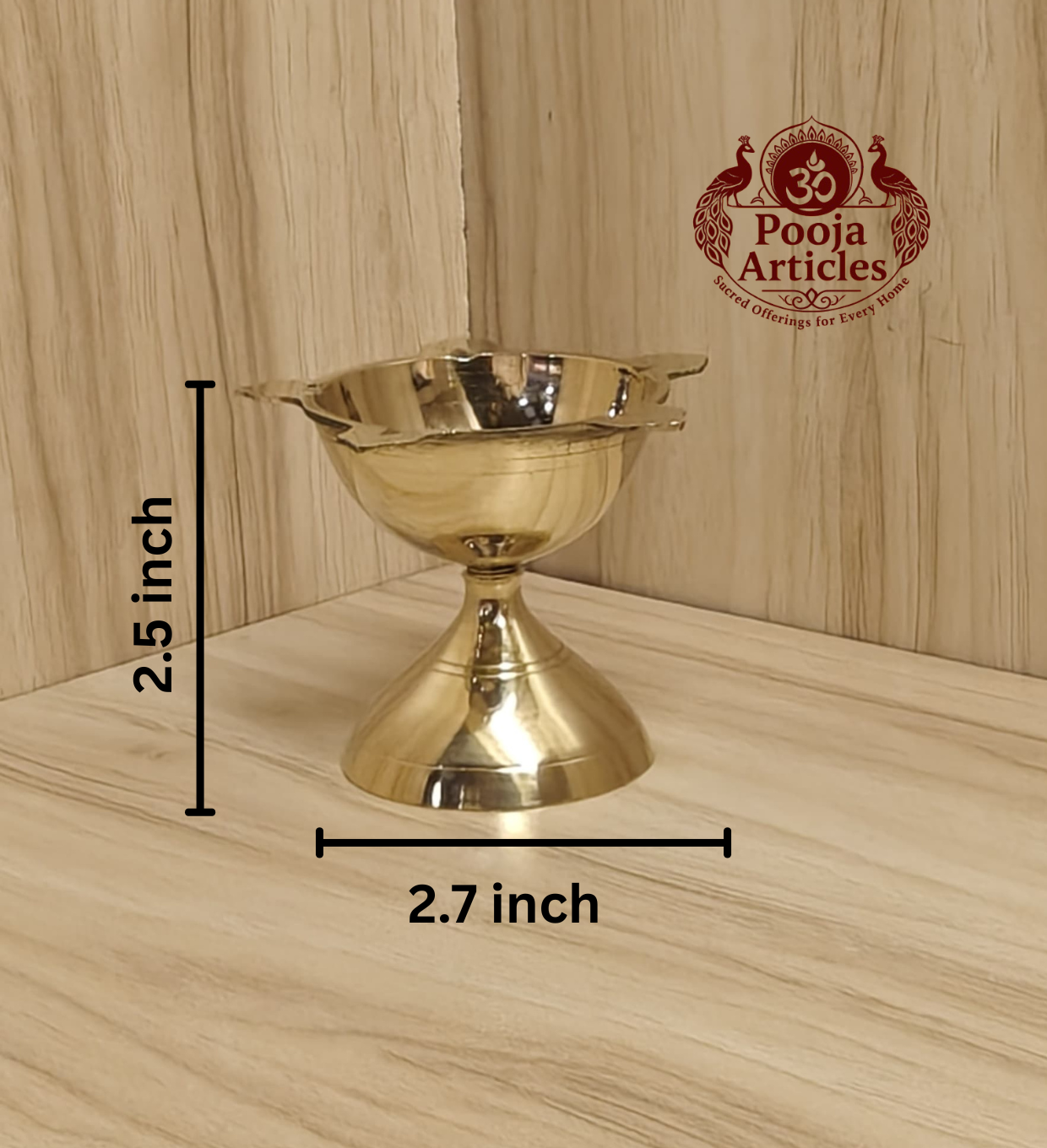 Brass Poona Deep 2.7 Inch