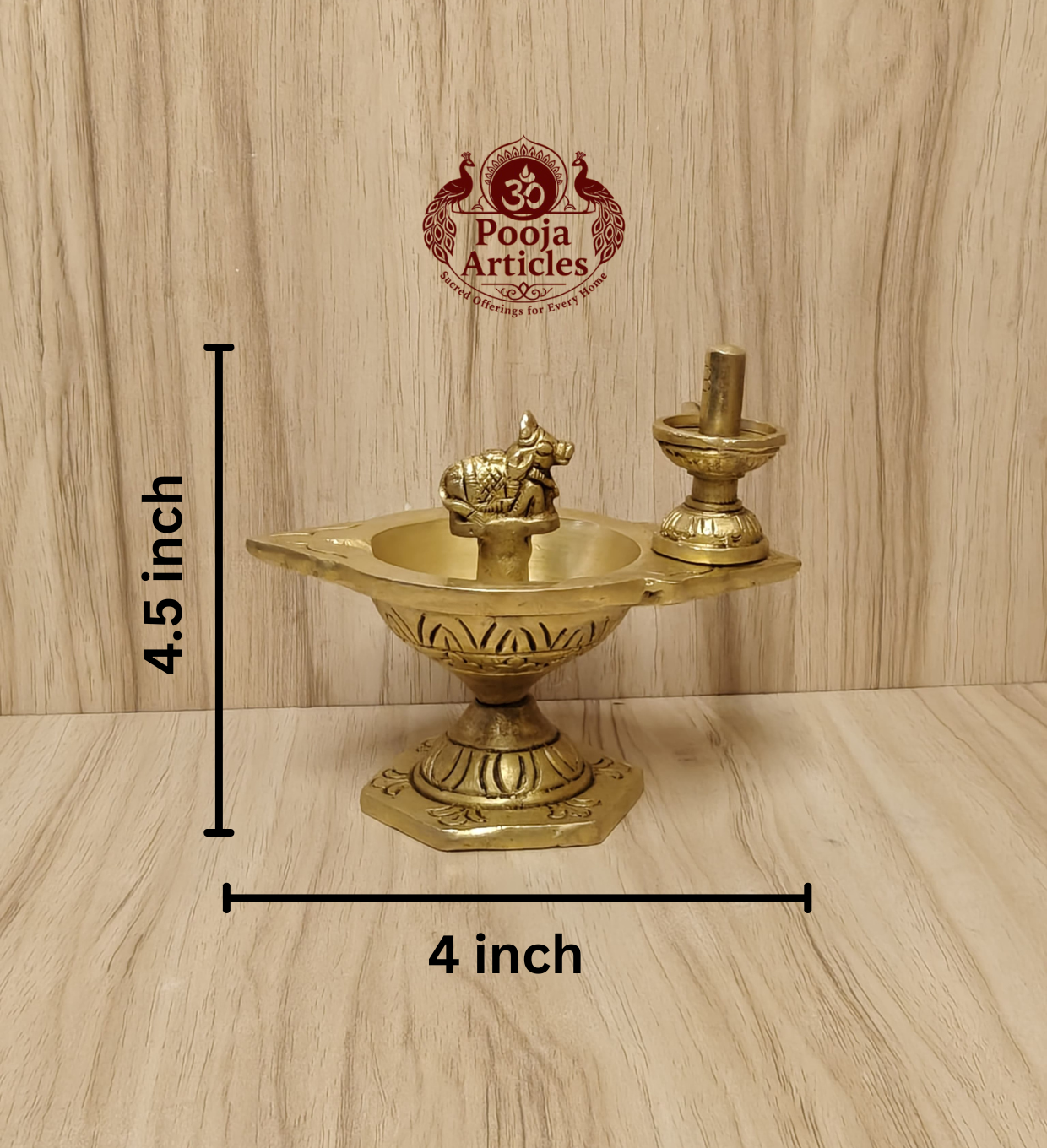 Brass Pradosha Vilakku 4.5 Inch