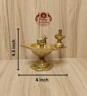 Brass Pradosha Vilakku 4.5 Inch
