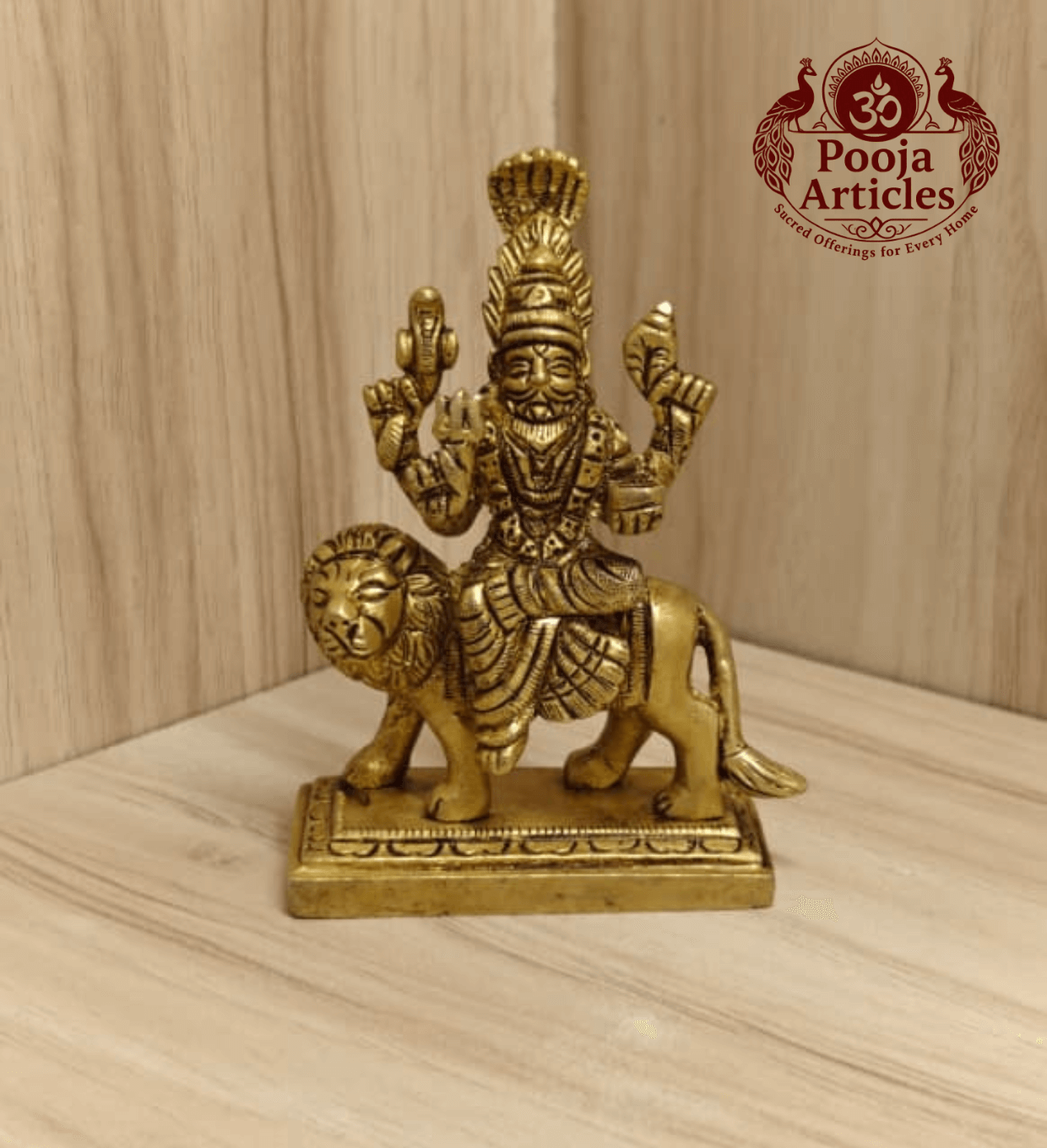 Brass Pratyangira Devi Statue 4 Inch