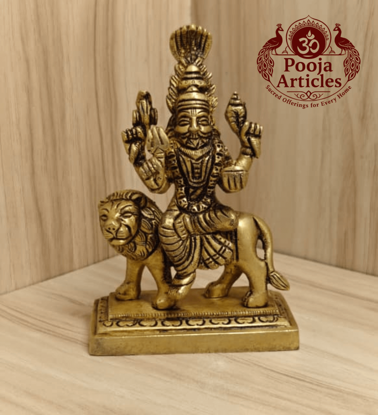 Brass Pratyangira Devi Statue 5 Inch