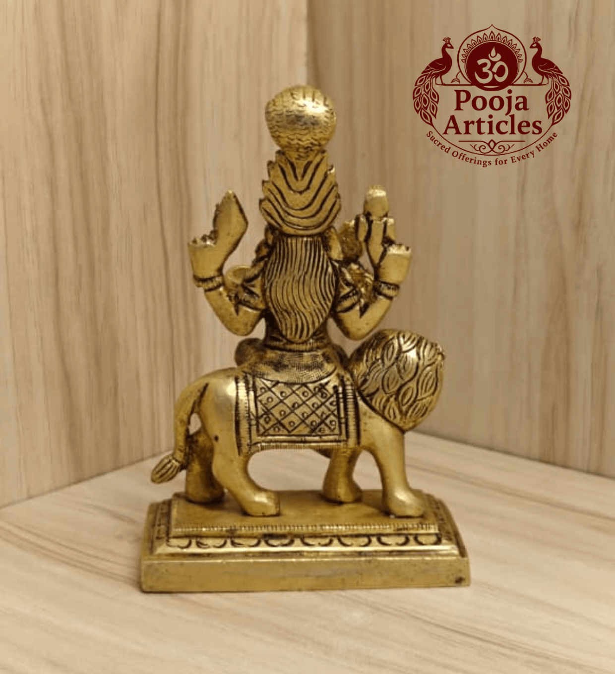Brass Pratyangira Devi Statue 5 Inch Pooja Articles