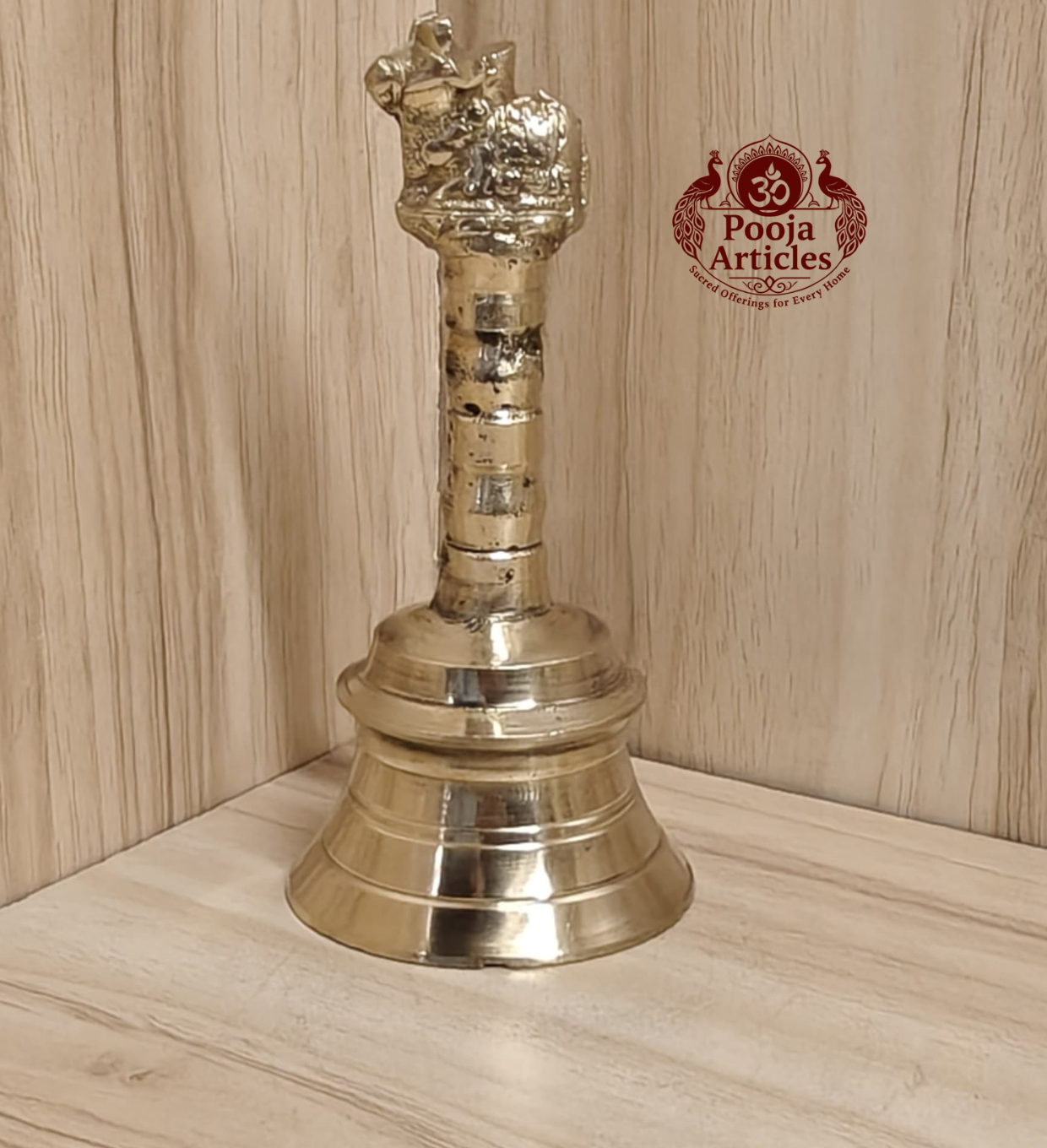 Brass Pooja Bell 4.5 Inch – 230g