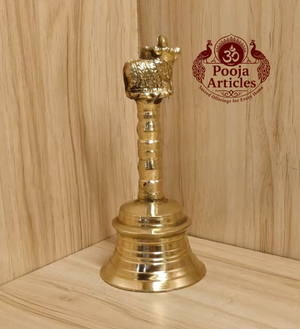 Brass Pooja Bell 5.5 Inch – 350g
