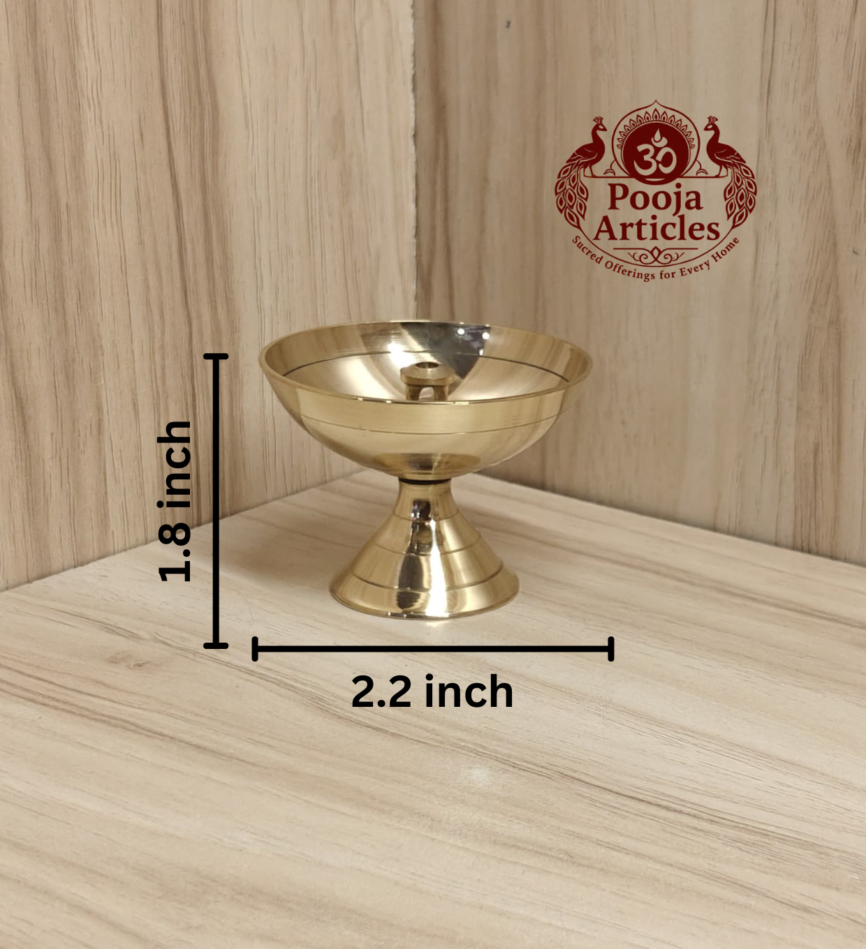 Brass Pyali Deep 2.2 Inch