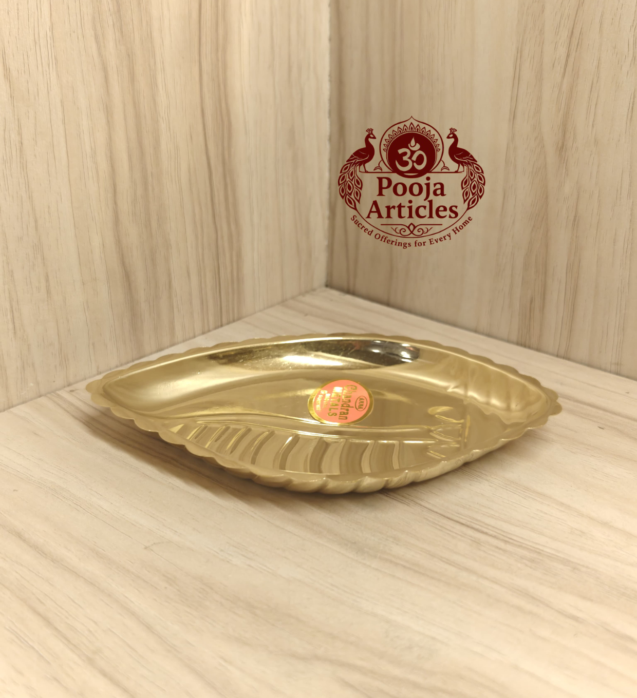 Brass Shanku Plate 5.6 Inch