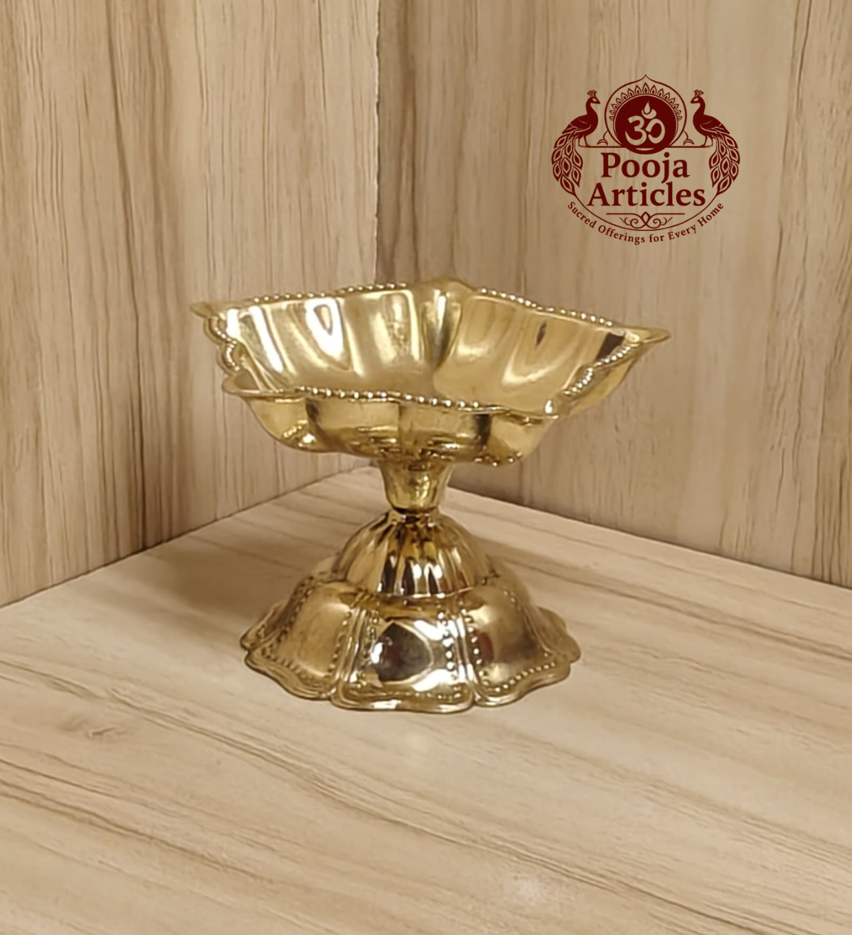 Brass Star Diya Size 2 – 2.7 Inch